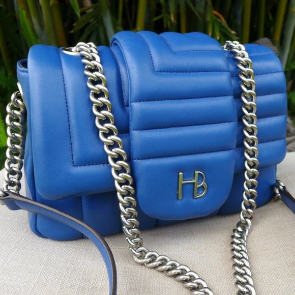 Henri Bendel Handbags - Henri Bendel 712 Convertible Blue Crossbody Bag
